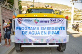 Alarcón Herrera pone en marcha el Programa Emergente de Agua en Pipas ante crisis por estiaje