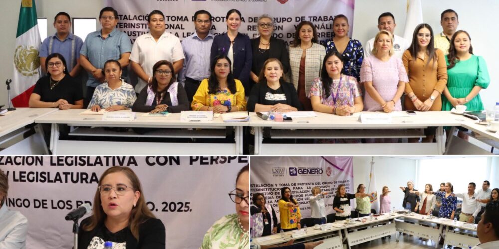 Instalan grupo de trabajo para armonizar legislación contra la violencia de género
