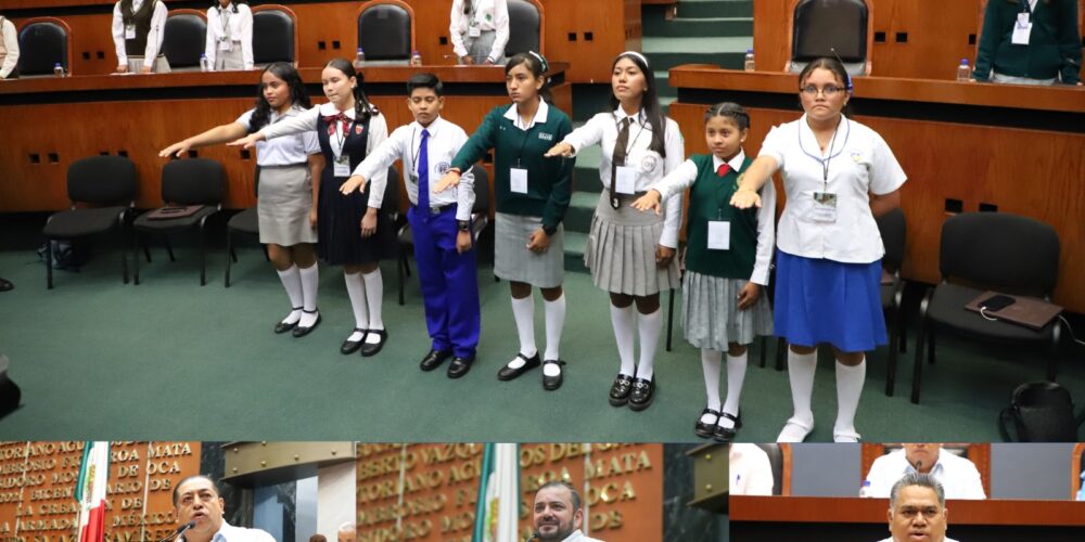 Propuestas del XVII parlamento estudiantil serán tomadas en cuenta para mejorar las leyes, se comprometen diputados de Guerrero