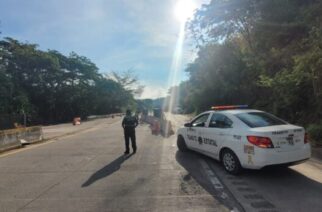 Continúa con la vigilancia en el carril Sur-Norte del crucero de Tierra Colorada de la Autopista del Sol