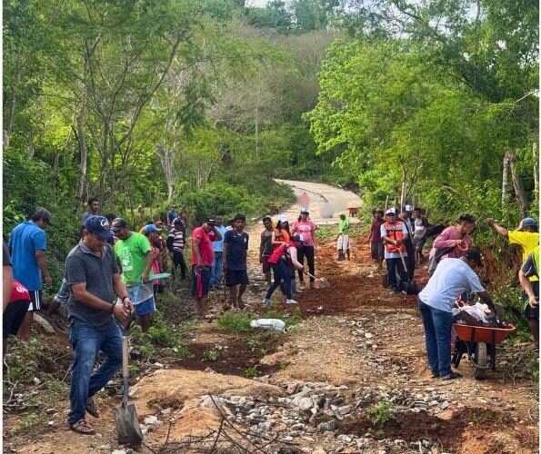 SESESP se encuentra en territorio, sumándose a las labores de apoyo en el Municipio de Cuautepec