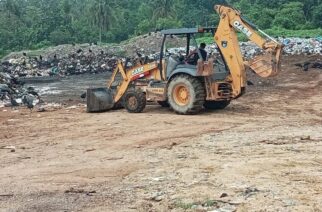 La Secretaría de Desarrollo Urbano, Obras Públicas y Ordenamiento Territorial, continúa con las labores de limpieza y atención en Marquelia