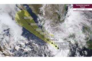 Se formó la Tormenta Tropical Flossie frente a las costas de Guerrero