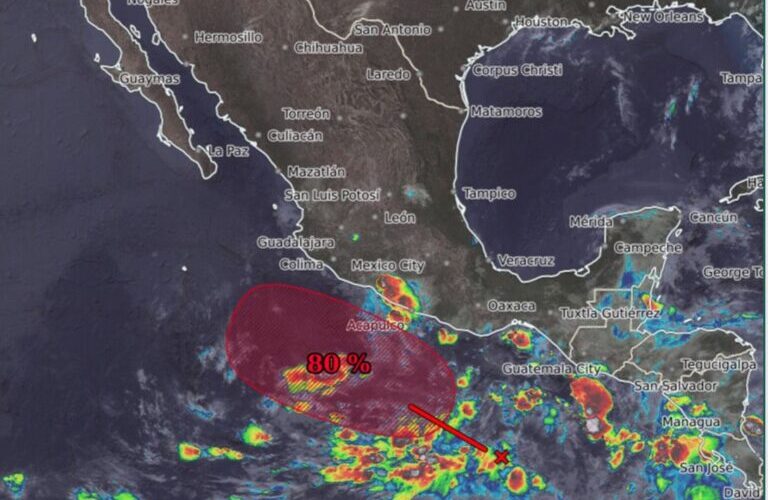 Zona de baja presión mantiene a Guerrero en zona de vigilancia