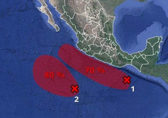Se pronostica ciclón tropical frente a las costas de Guerrero para este fin de semana