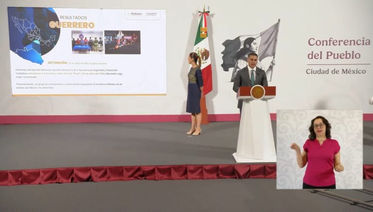 Guerrero destaca en mañanera acciones de seguridad, bienestar y paz social