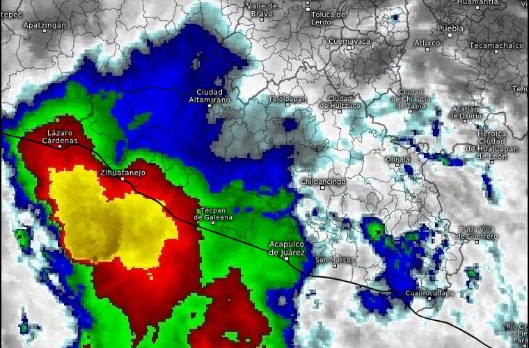 La SGIRPCGRO pronostica más lluvias en gran parte del territorio estatal en la tarde y noche de este miércoles
