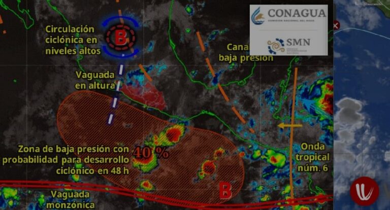 Se pronostican lluvias ligeras a moderadas para este jueves 26 de junio