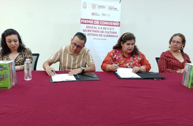La Secultura firmó un convenio para reabrir la librería EDUCAL en el Centro Cultural Acapulco