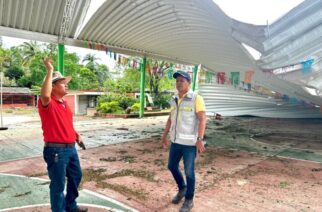 Brigadas de evaluación del IGIFE e INIFED recorren escuelas afectadas por el huracán Erick en la Costa Chica