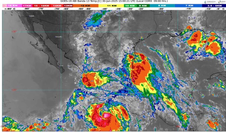Flossie seguirá generando lluvias fuertes durante las próximas horas en Guerrero