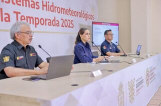 Evelyn Salgado da seguimiento a efectos de lluvias tras el paso de Flossie en costas de Guerrero