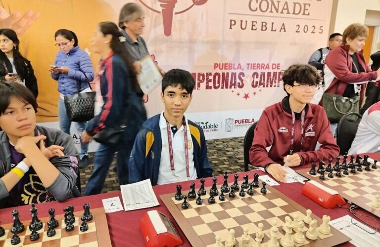 Guerrero conquista medalla de plata en ajedrez durante los Juegos Nacionales CONADE 2025