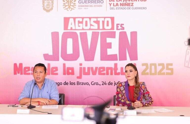 ¡Agosto es Joven!: Evelyn Salgado impulsa más de 30 actividades para la juventud de Guerrero