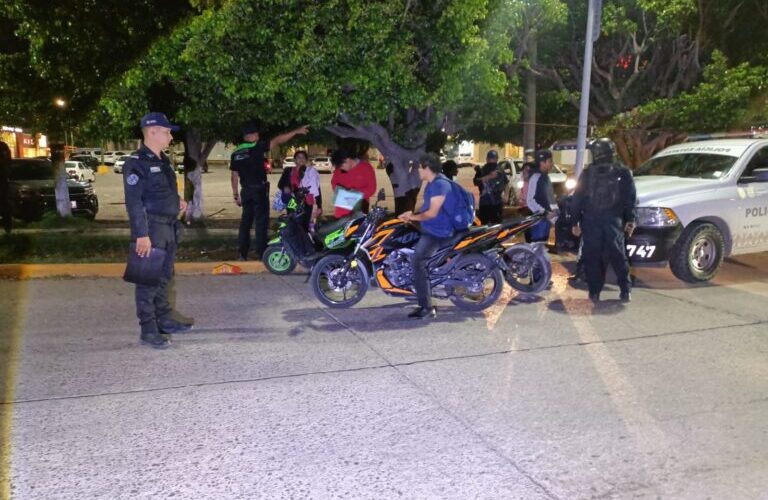 Remite SSP Guerrero 28 motocicletas al corralón mediante el Operativo Casco Seguro