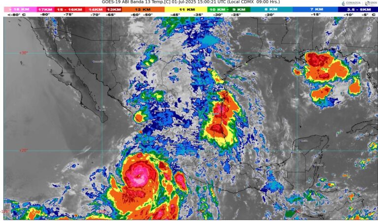 SGIRPCGRO pronostica lluvias ligeras para las próximas horas en Guerrero