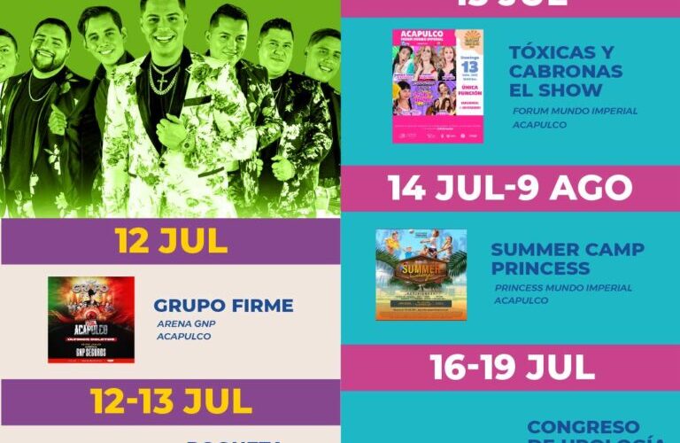 Presenta Guerrero la Agenda Turística Verano 2025 para el Hogar del Sol