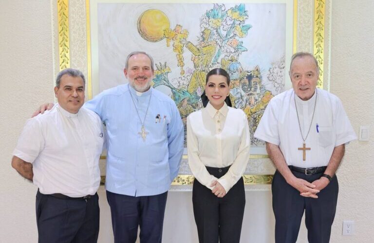 La gobernadora Evelyn Salgado Pineda sostuvo un encuentro con autoridades eclesiásticas de Guerrero