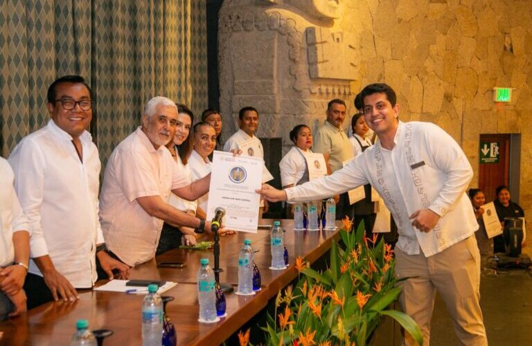 Gobierno de Guerrero reconoce el compromiso del sector turístico durante la entrega de Distintivos H a Grupo Mundo Imperial