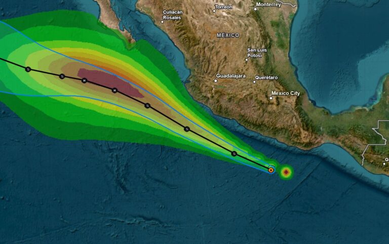 Se forma la Tormenta Tropical “Ivo” frente a las costas de Guerrero