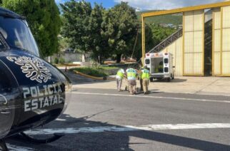 Unidad Aeromóvil de la SSP Guerrero traslada a paciente para recibir atención de emergencia
