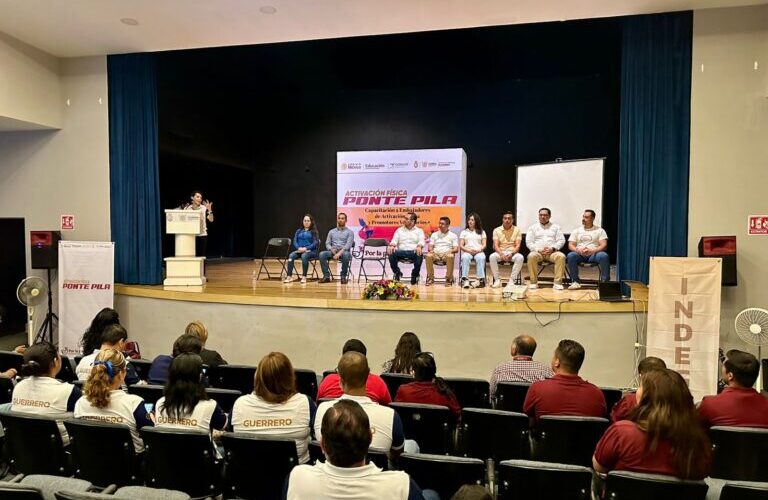 Gobierno del Estado y la CONADE capacitan a Embajadores y Voluntarios de Activación Física “Ponte Pila”
