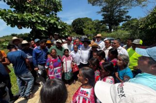 Pobladores de la Montaña son atendidos por funcionarios federales y estatales