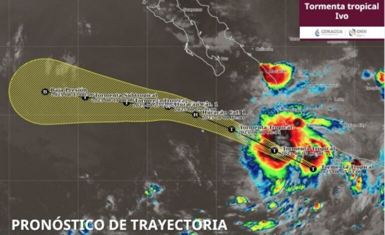 Tormenta Tropical Ivo se aleja de Guerrero