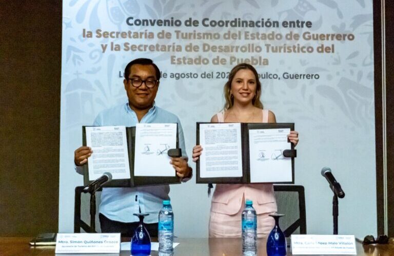 Guerrero y Puebla consolidan lazos en beneficio del desarrollo turístico