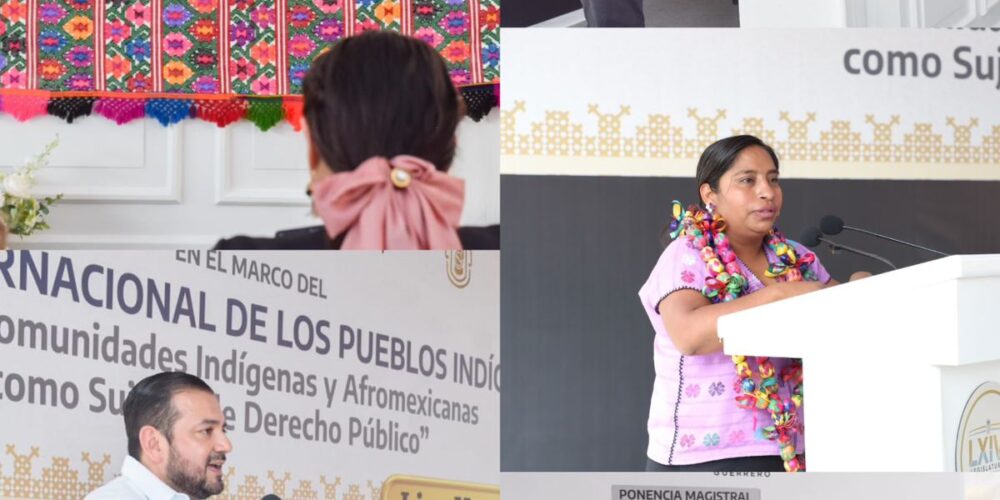 El ministro electo Hugo Aguilar Ortiz impartió conferencia por el día internacional de los pueblos indígenas en el Congreso de Guerrero