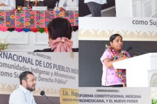 El ministro electo Hugo Aguilar Ortiz impartió conferencia por el día internacional de los pueblos indígenas en el Congreso de Guerrero