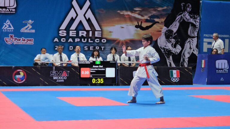 Más de 500 atletas nacionales se reunieron en la Serie MX de Karate en Acapulco