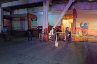 Esta mañana se reforzó la seguridad en las bases y rutas del transporte público en Chilpancingo