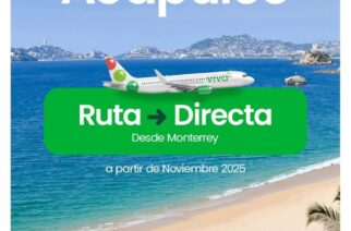 Evelyn Salgado fortalece la conectividad aérea con la nueva ruta Acapulco- Monterrey