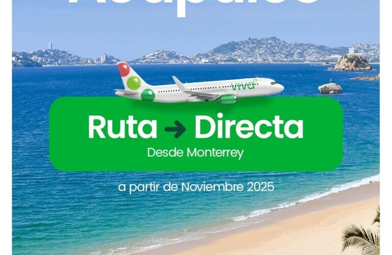 Evelyn Salgado fortalece la conectividad aérea con la nueva ruta Acapulco- Monterrey