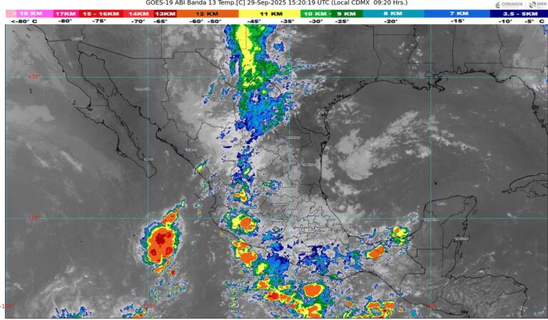 Tres bajas presiones en el Pacífico podrían traer lluvias fuertes a Guerrero