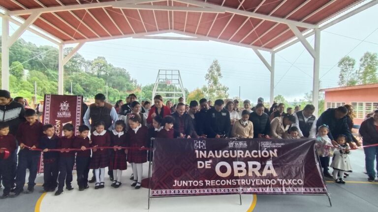 Inauguran obras del programa 2×1 para Migrantes en Taxco de Alarcón