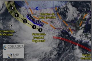La Tormenta Tropical Raymond generará lluvia y oleaje elevado frente a las costas de Guerrero: SGIRPCGRO