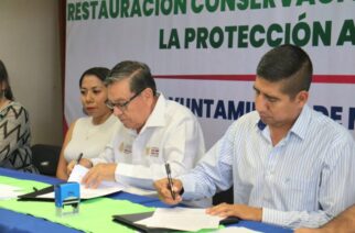 Firman convenio para fortalecer la protección ambiental en Mochitlán