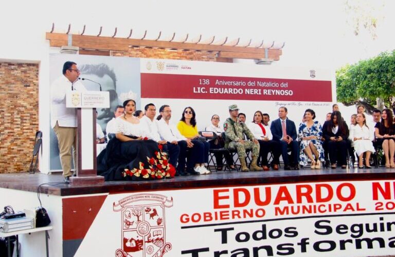 Conmemoran el aniversario del natalicio de Eduardo Neri Reynoso