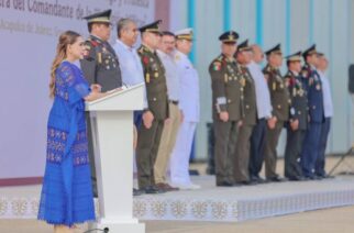 La coordinación de esfuerzos, el trabajo conjunto y la participación del Ejército Mexicano contribuyen al bienestar de las familias guerrerenses: Evelyn Salgado