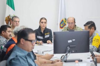 La gobernadora Evelyn Salgado encabeza y declara en sesión permanente el Consejo Estatal de Protección Civil en el C5 de Acapulco