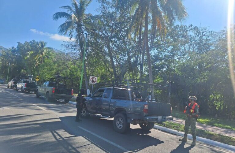 Mantienen fuerzas estatales y federales acciones de seguridad en Zihuatanejo