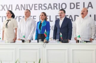 Evelyn Salgado llama a la unidad y respeto institucional entre poderes con respaldo al liderazgo de la presidenta Claudia Sheinbaum