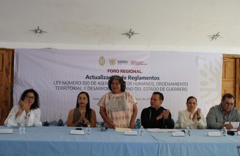 La SDUOPOT realizó en Taxco el Tercer Foro de Reglamentos para el Desarrollo Urbano del Estado de Guerrero