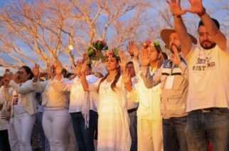Celebra Evelyn Salgado el Equinoccio de la Primavera en Xochipala con tradiciones ancestrales