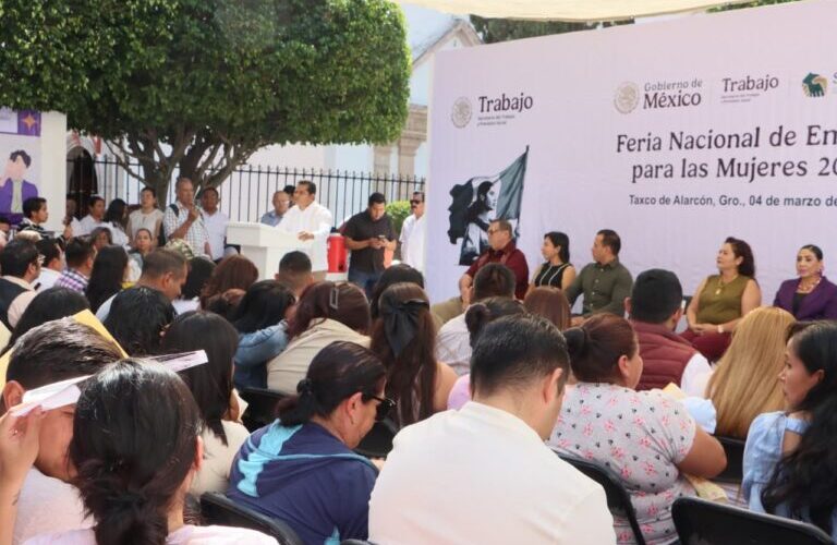 Promueve gobierno de Guerrero más de 250 ofertas laborales durante en la Feria Nacional de Empleo para Mujeres Taxco 2026