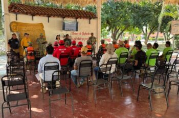 LA SGIRPCGRO capacita brigadas para prevenir y atender incendios forestales en la región Costa Grande