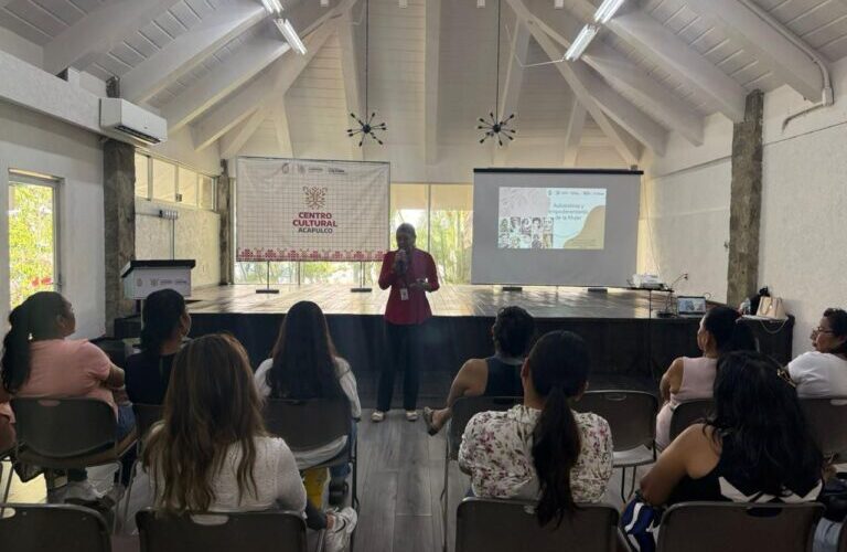 Día Internacional de la Mujer, el Gobierno de Guerrero llevó a cabo el taller “Autoestima y empoderamiento de las mujeres”