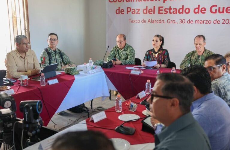 Acuerda Evelyn Salgado con Mesa de Coordinación estrategia de seguridad en zonas de mayor afluencia turística de Guerrero